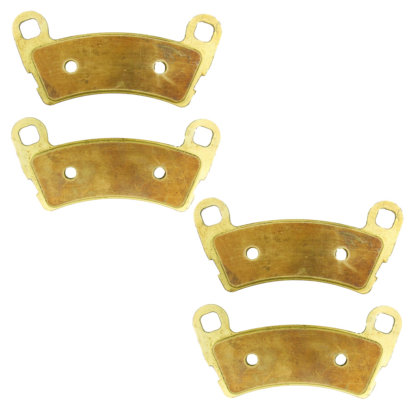 Traild B001X2 Brass Brake Pad - Face View