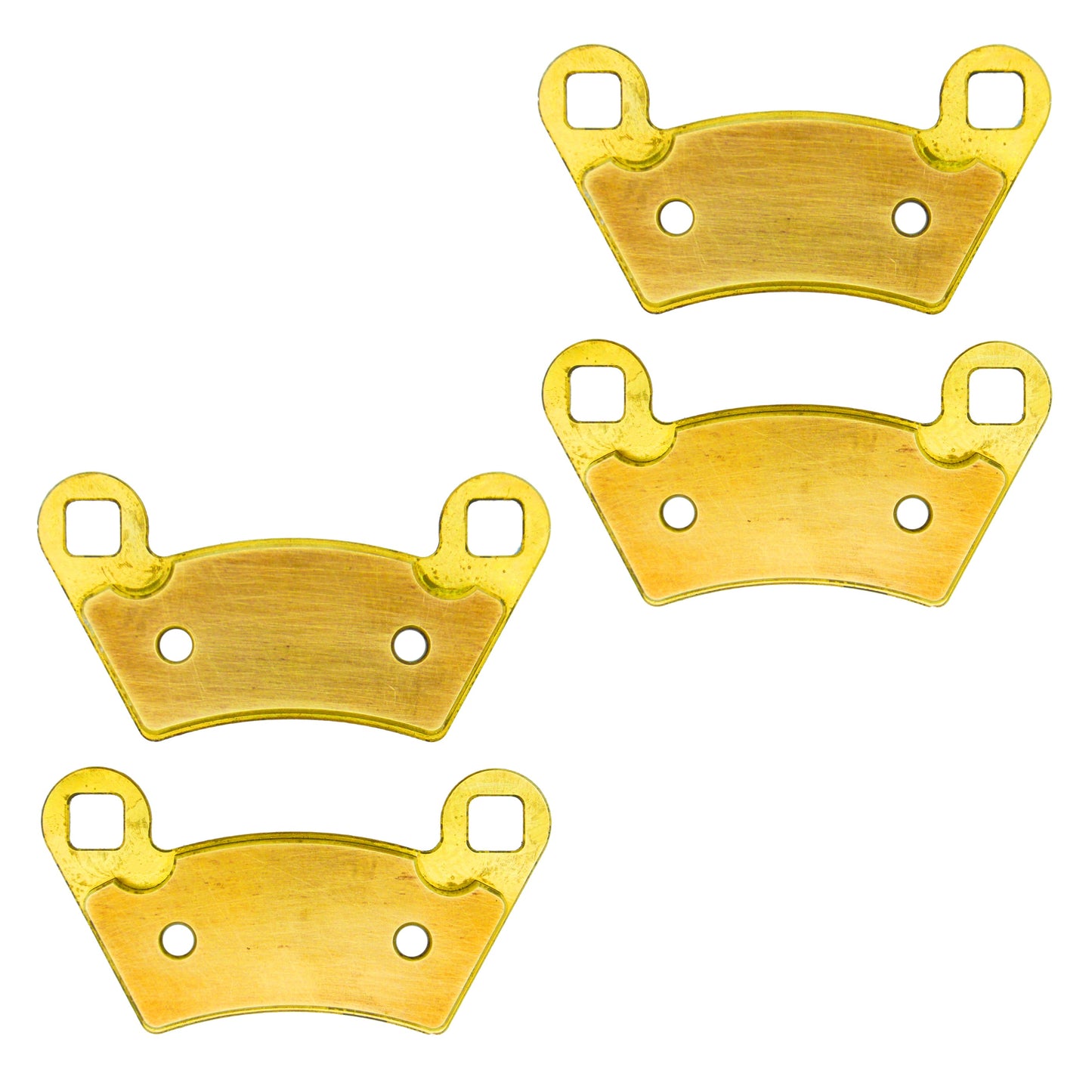 Traild B354X2 Brass Brake Pad - Face View