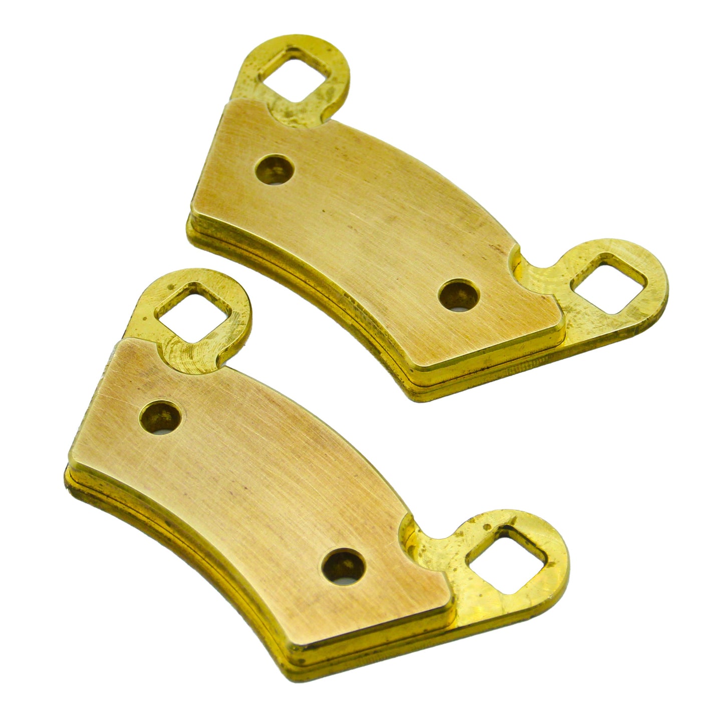 Traild B354 Brass Brake Pad - Angled View