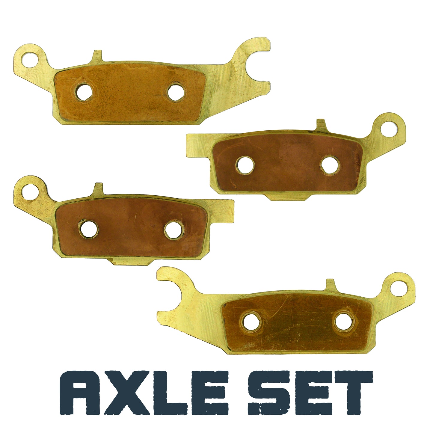 Traild Brass Brake pad B443444 Axle Set- Set View