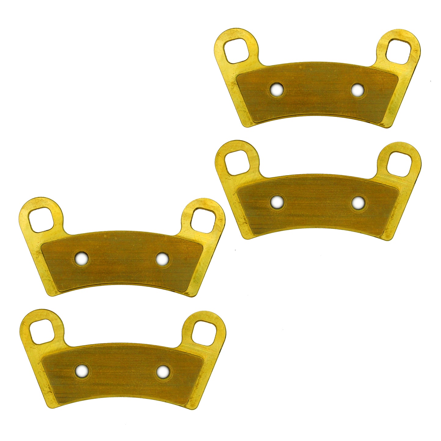 Traild B456X2 Brass Brake Pad Set - Face View