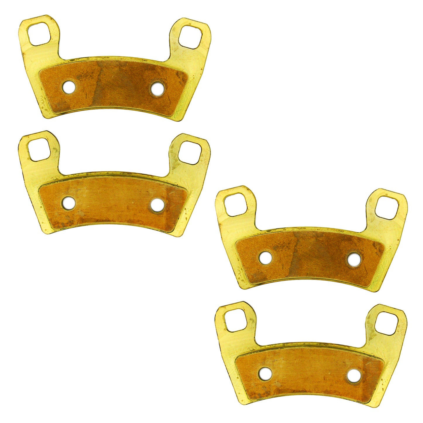 Traild B657X2 Brass Brake Pad - Face View