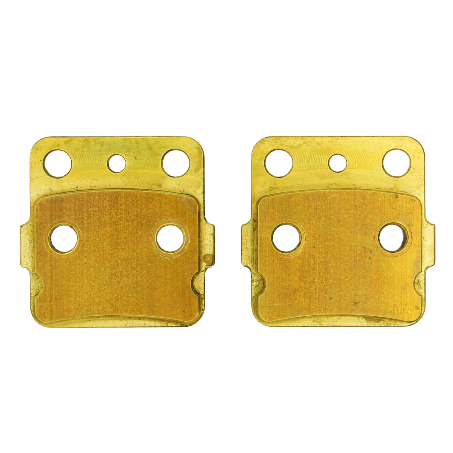 Traild B84 Brass Brake Pad - Face View