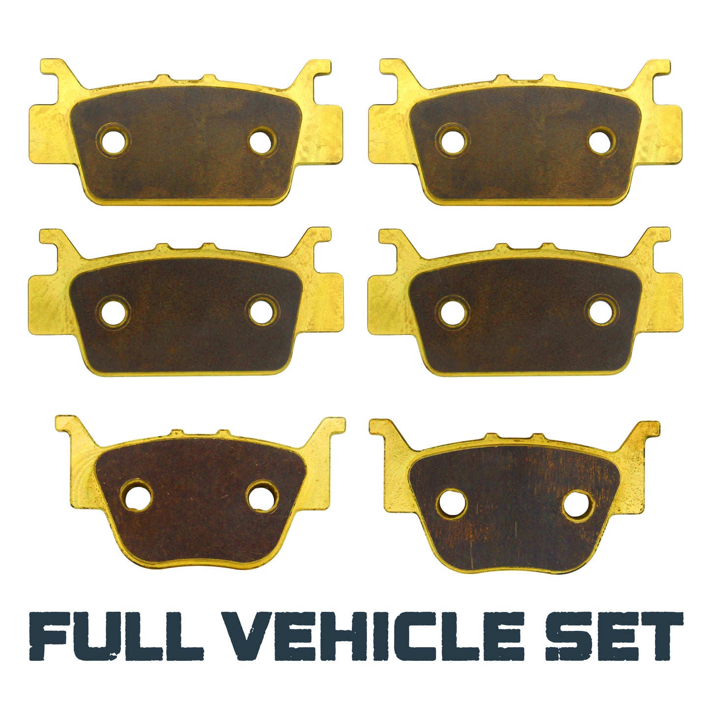 Honda Rincon TRX680/Rubicon 700 2008-2025 Brass Brake Pad Set