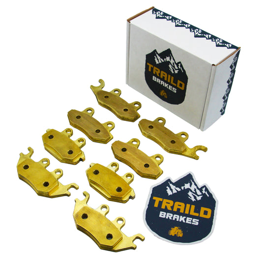 Kawasaki Mule Pro DX/DTX/FX/FXT/FXR 2015-2025 Brass Brake Pad Set