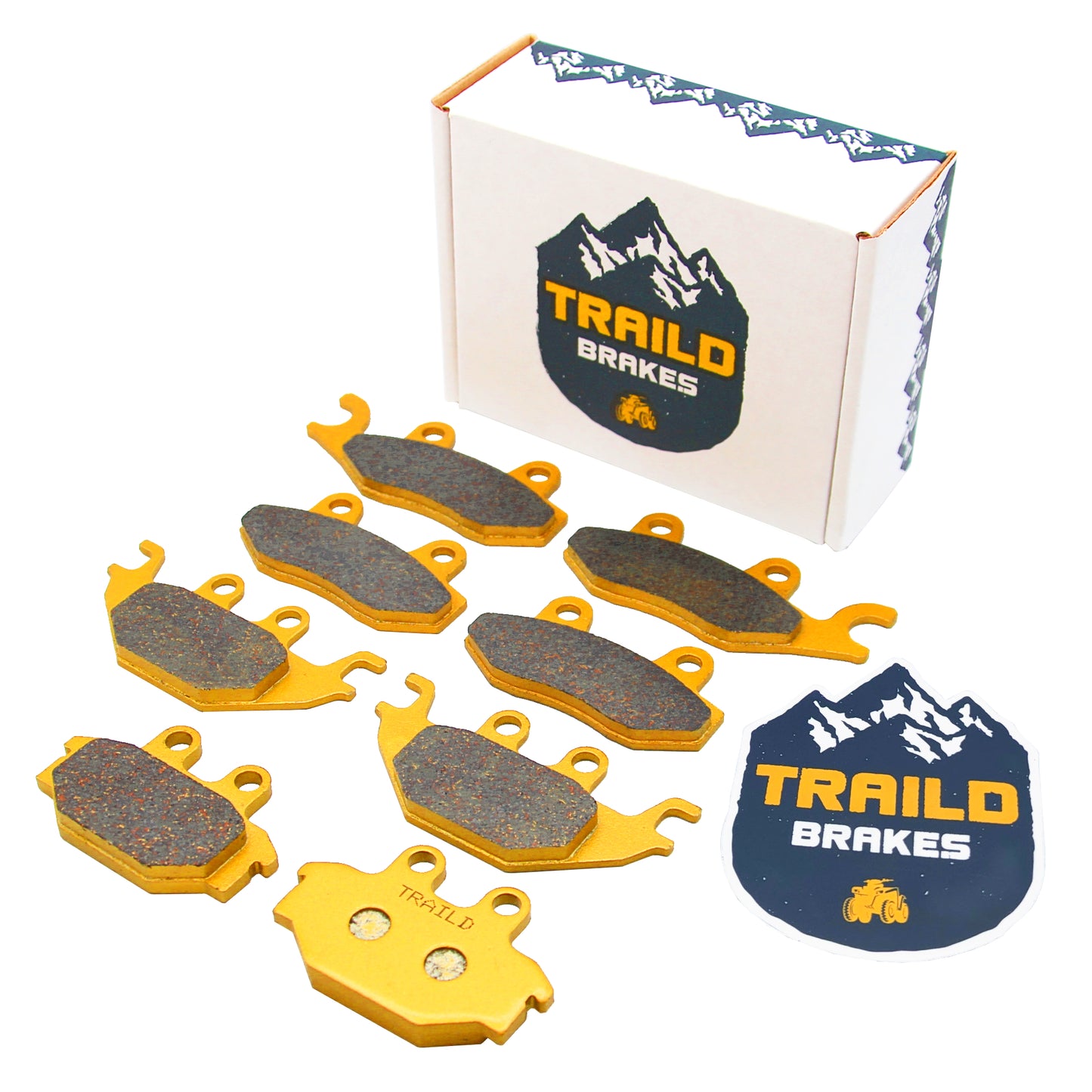 Kawasaki Mule Pro DX/DTX/FX/FXT/FXR 2015-2025 Ceramic Brake Pad Set