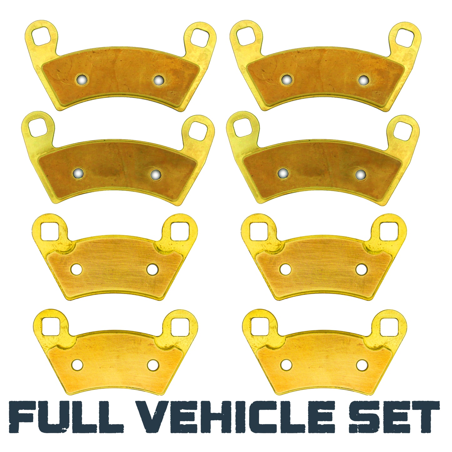 Polaris RZR 4 800/RZR XP 900 2010-2014 Brass Brake Pad Set