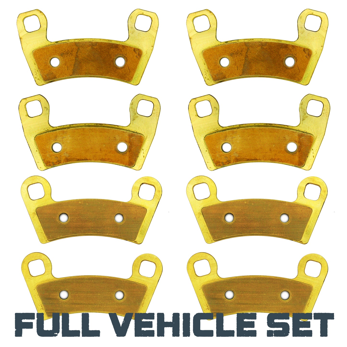Traild Brass Brake Pad Set for Polaris RZR - Full Vehicle Set