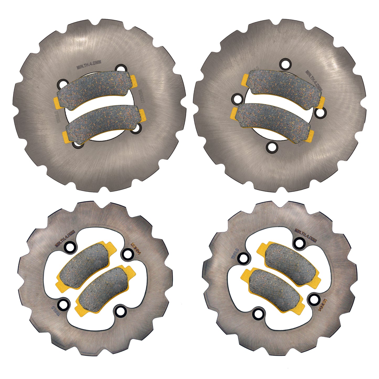 CFMoto UForce 1000 XL/800 XL (6-Seater) 2022-2025 Ridge Rider Rotor and Pad Kit