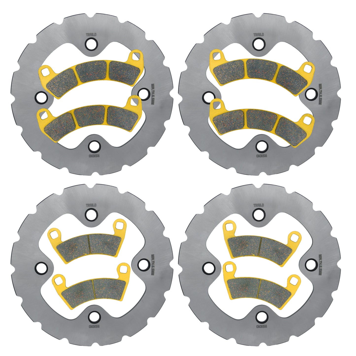 Polaris RZR XP TURBO/XP 4 TURBO/PRO XP/PRO XP 4/Turbo S 2016-2026 Ridge Rider Rotor and Pad Kit