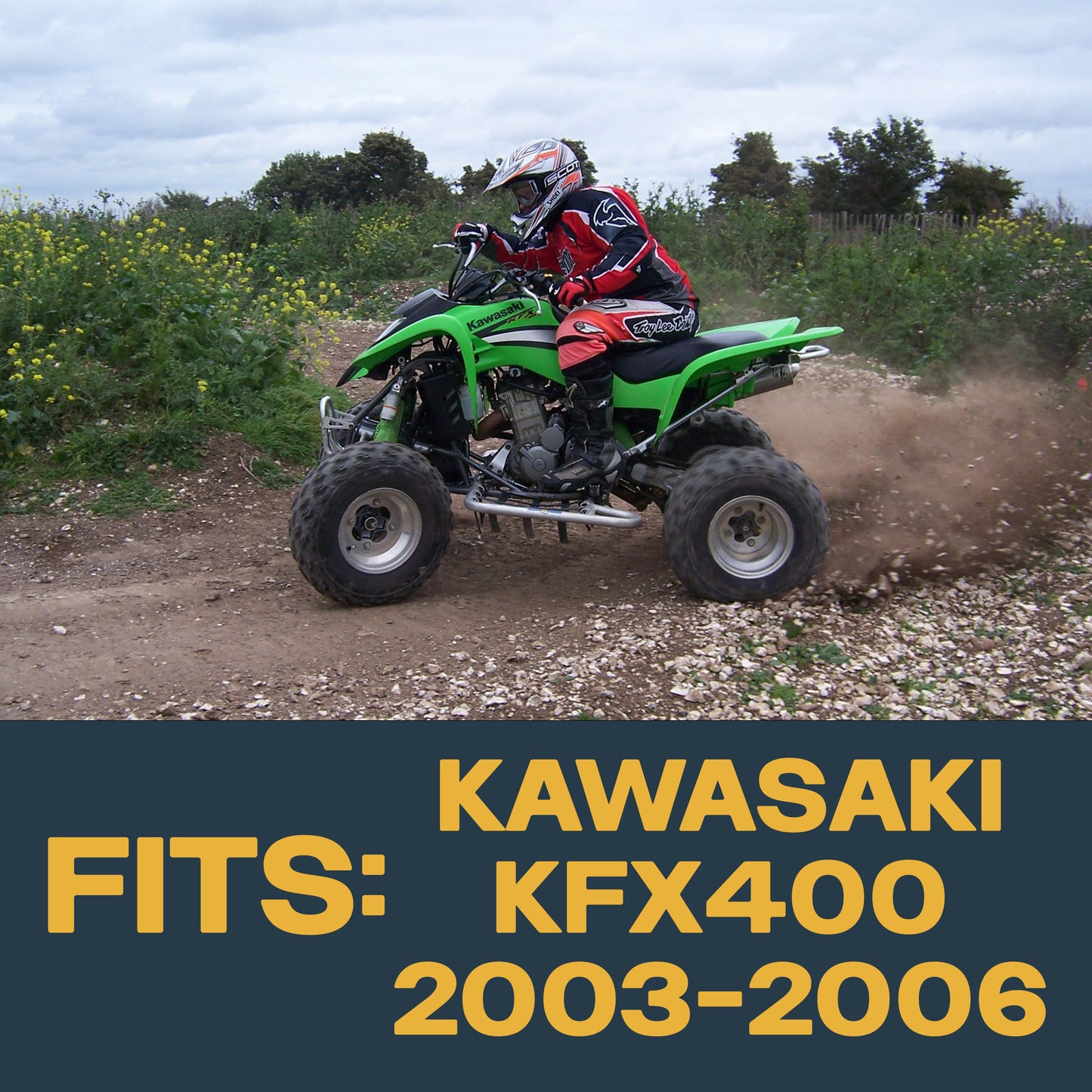 Kawasaki KFX 400 2003-2006 Ceramic Brake Pad Set