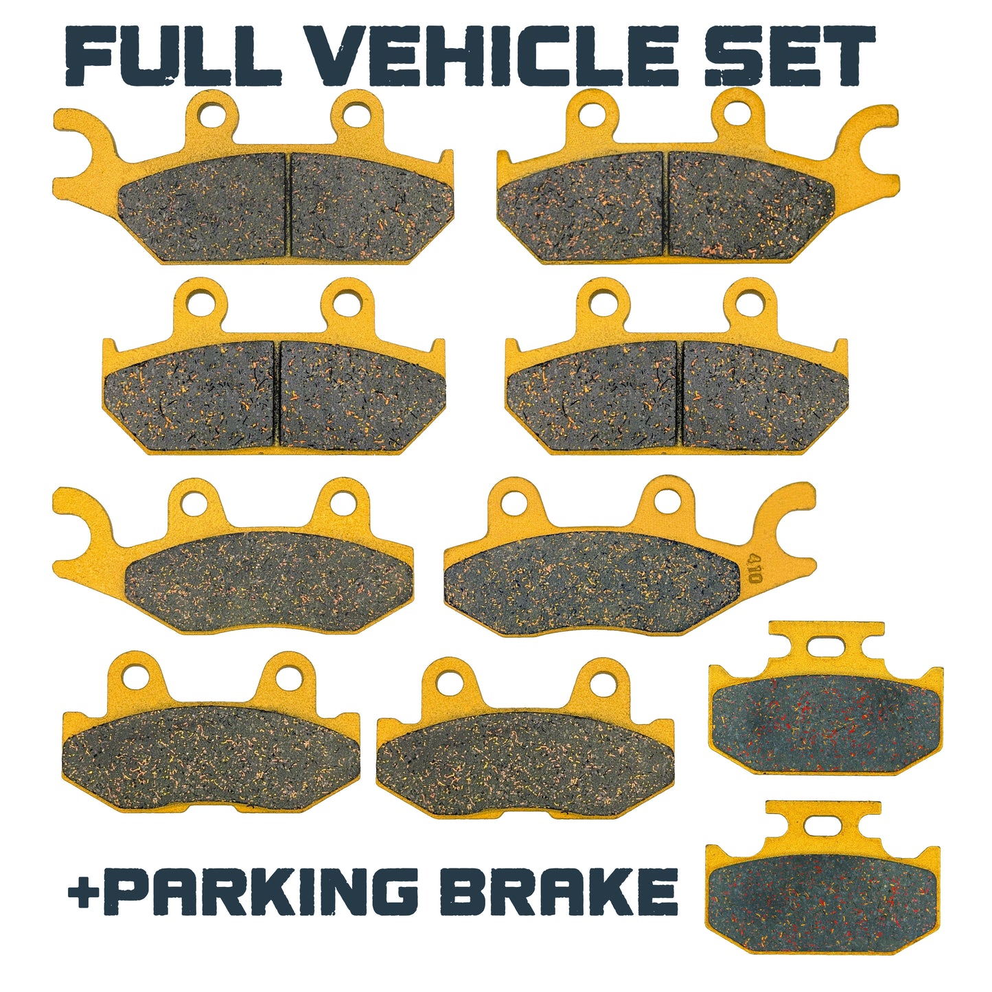 Yamaha Wolverine 700/850/1000 2016-2025 Ceramic Brake Pad Set