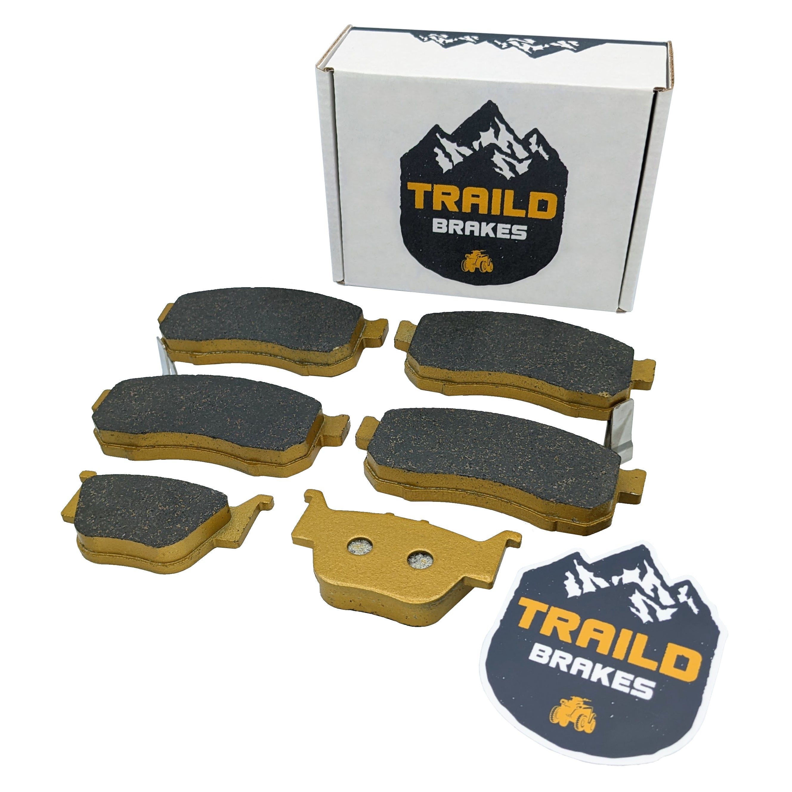 3-Set Brake Pad Kit For Honda Pioneer 500 SXS500M (2015-2023) – Front & Rear