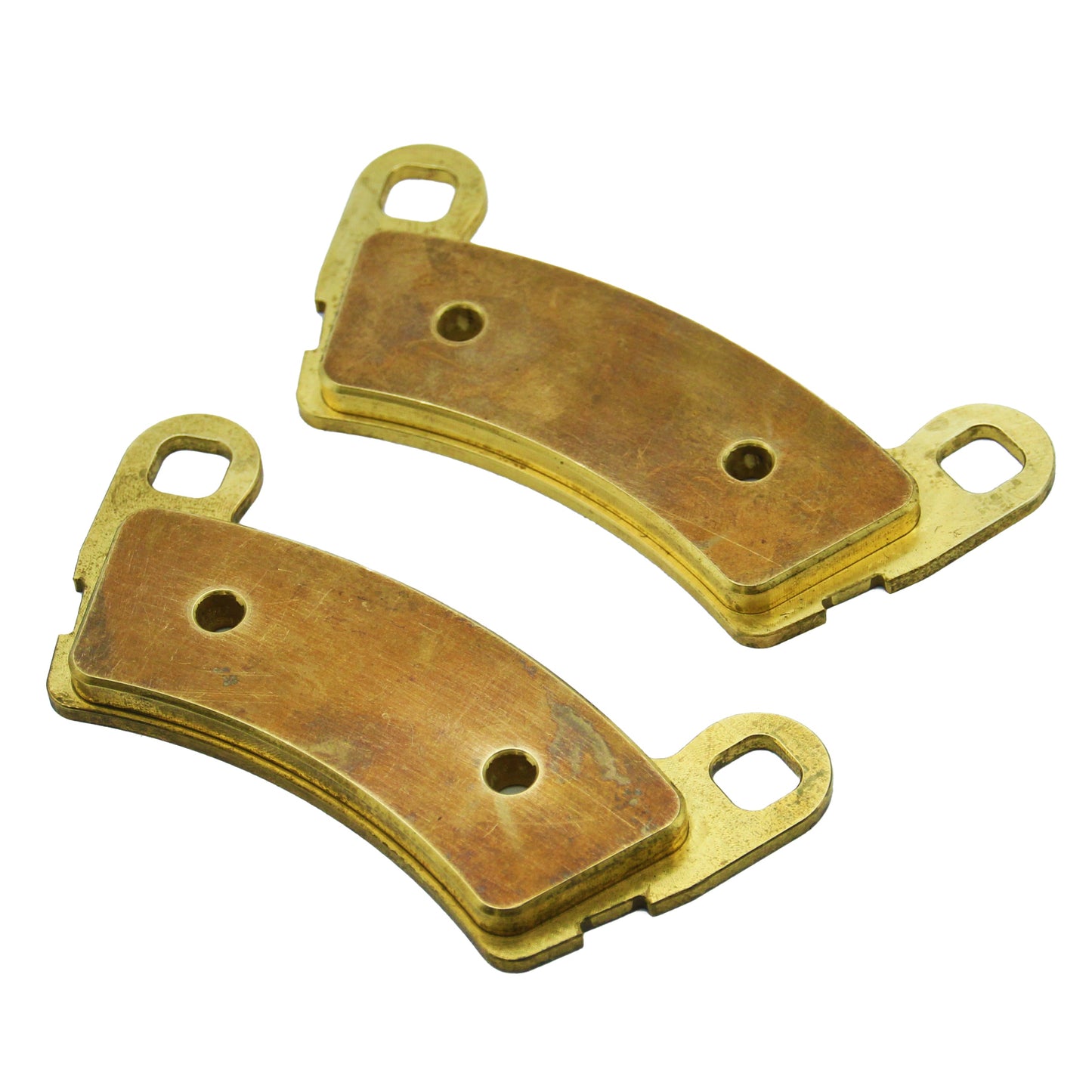 Traild B001 Brass Brake Pad - Angled View