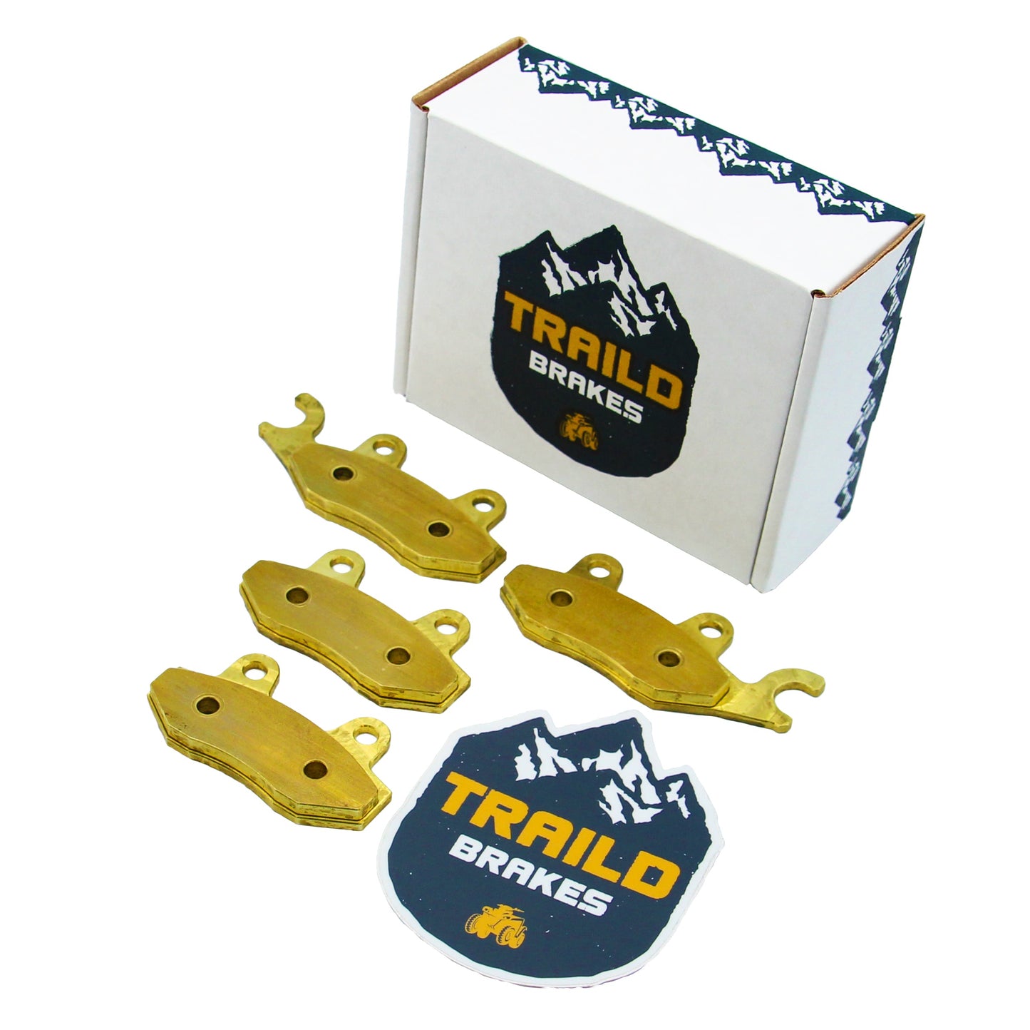 Traild B135165 Brass Brake Pad Set in Packaging