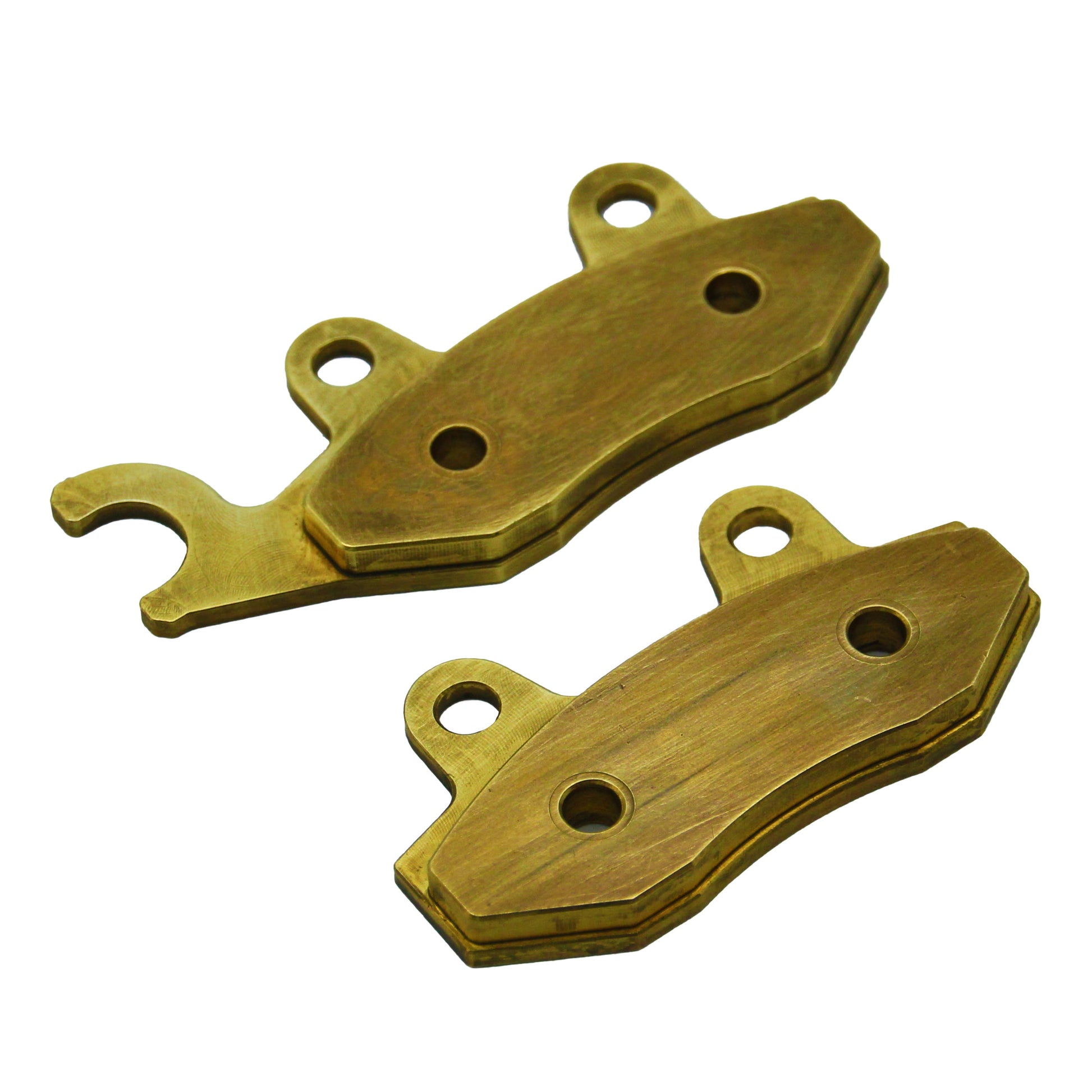 Traild B135 Brass Brake Pad - Angled View