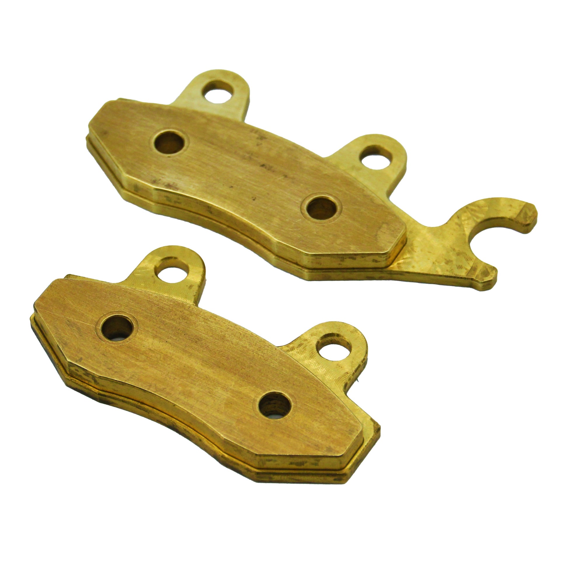 Traild B165 Brass Brake Pad - Angled View