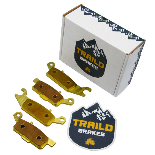 Traild Brass Brake pad B443444 Axle Set- Packaging View