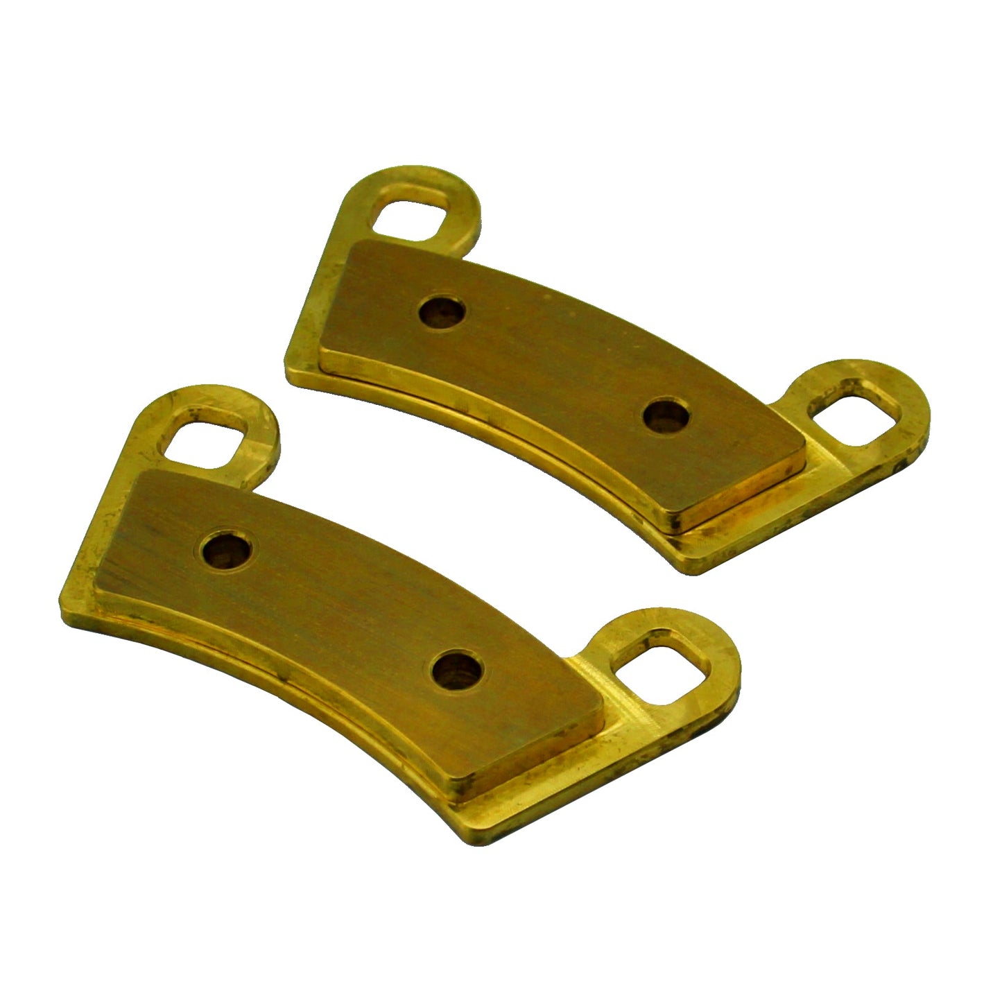 Traild B456 Brass Brake Pad - Angled View