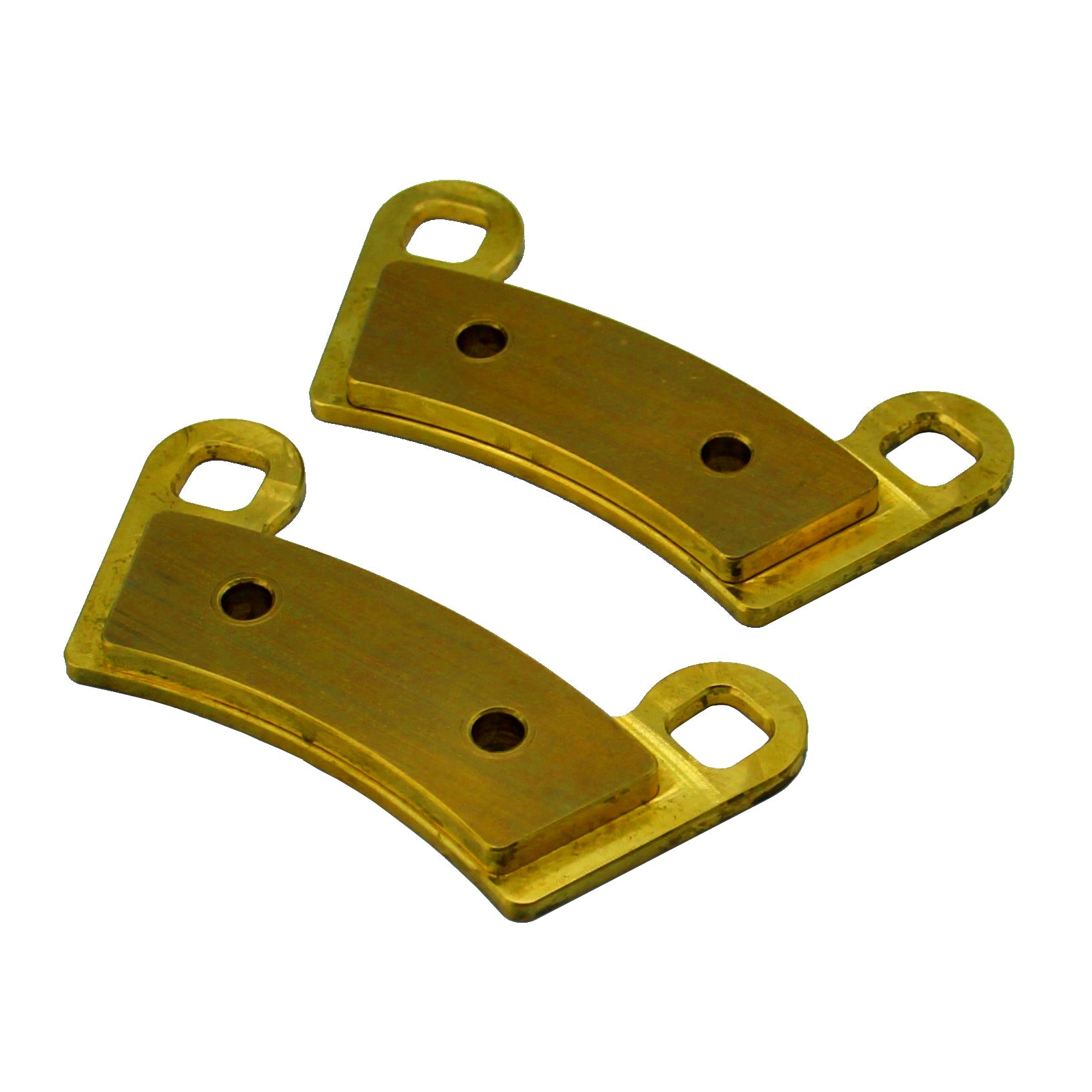 Traild B456 Brass Brake Pad - Angled View