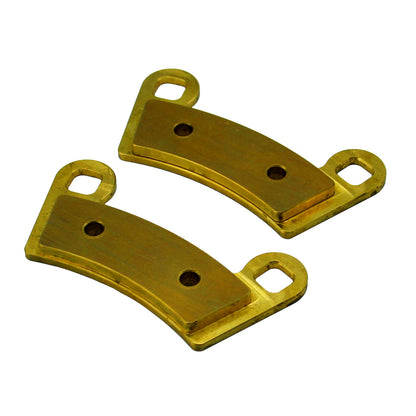 Traild B456 Brass Brake Pad - Angled View