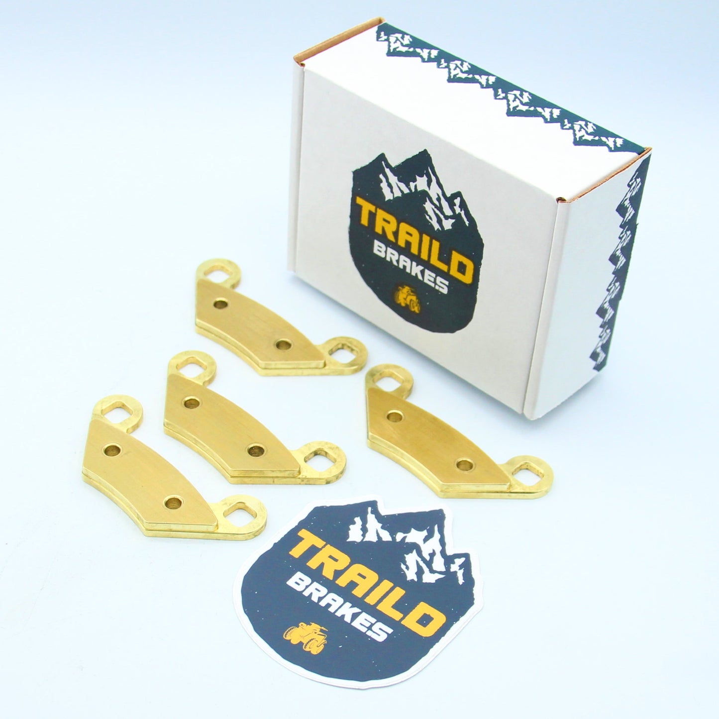 Traild B475X2 Brass Brake Pad Set in Temporary Packaging