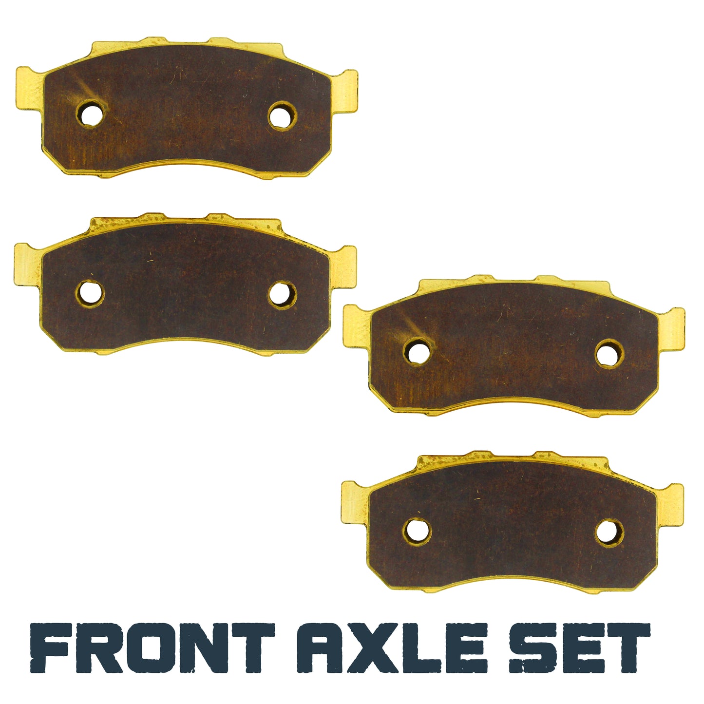 Honda Pioneer 700/520/500 2014-2025 Brass Brake Pad Set