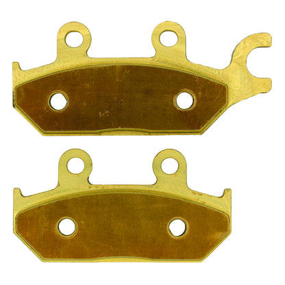 Traild solid brass brake pad face view