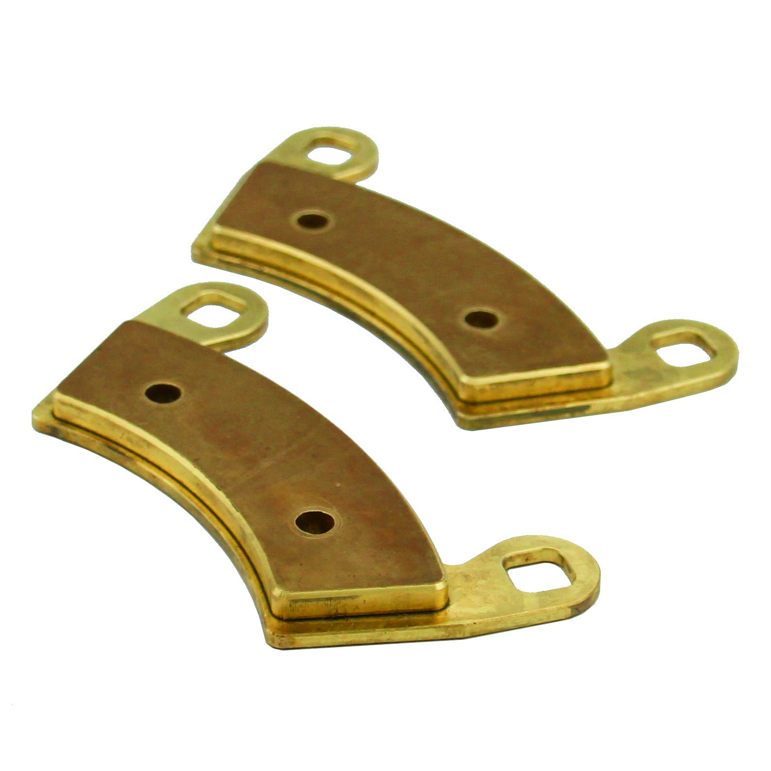 Traild B656 Brass Brake Pad - Angled View