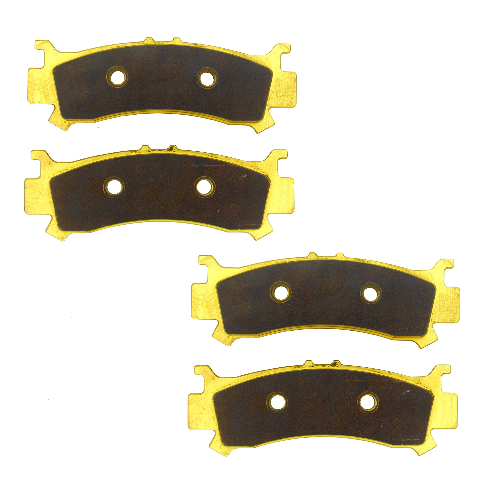 Traild B701702X2 Brass Brake Pad Set - Face View