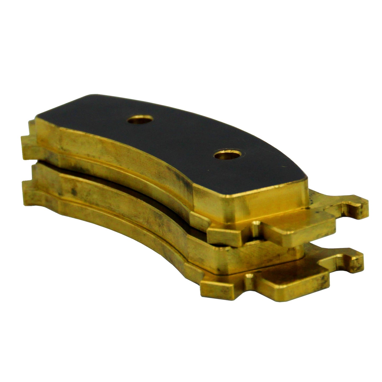 Traild B701702 Brass Brake Pads Stacked - Thickness View