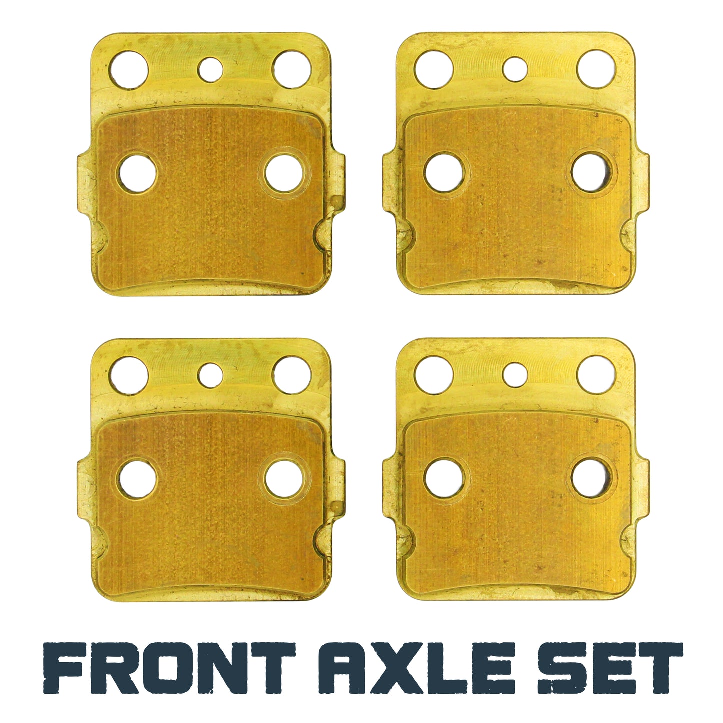Honda Rancher/Foreman TRX420/TRX500/TRX520 2009-2025 Brass Brake Pad Set