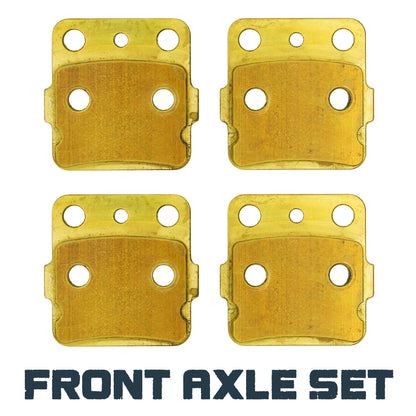 Honda Rancher/Foreman TRX420/TRX500/TRX520 2009-2025 Brass Brake Pad Set