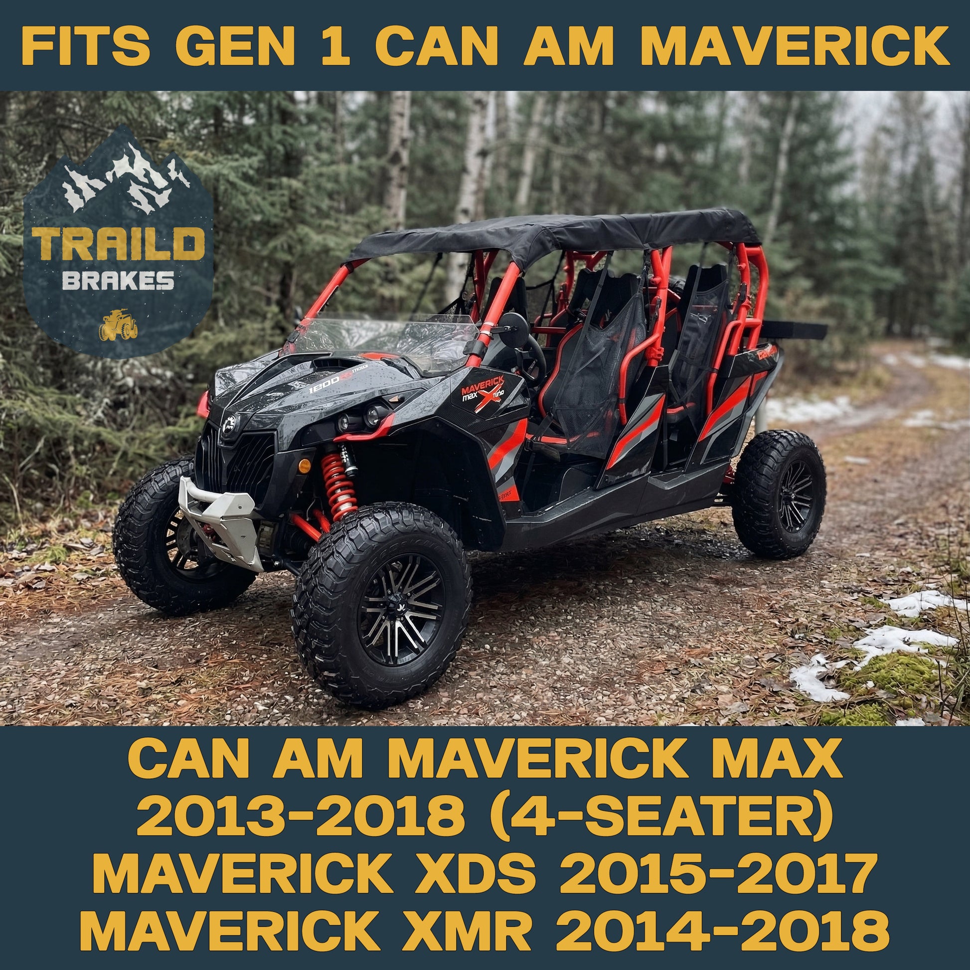 Traild fitment info for Can Am Maverick MAX