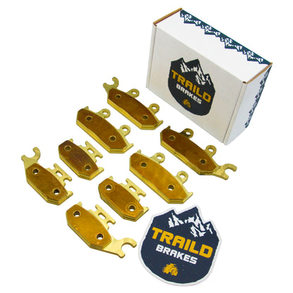 Traild solid brass brake pads for Can Am box package view