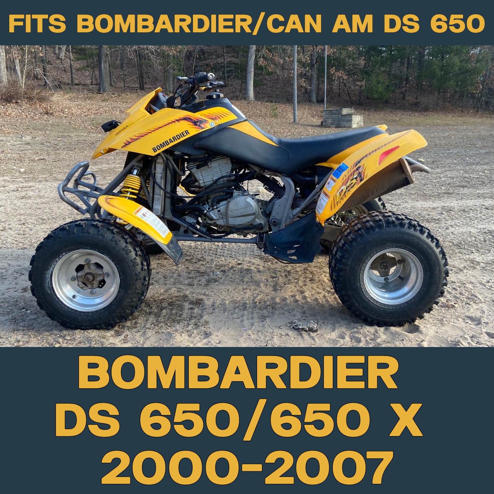 Traild brake pads fitment for Can Am DS quads