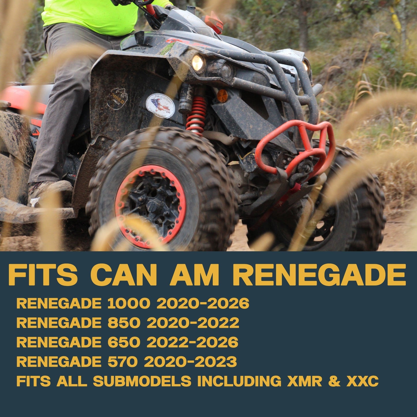 Can-Am Renegade 1000/850/650/570 2020-2026 Ceramic Brake Pad Set