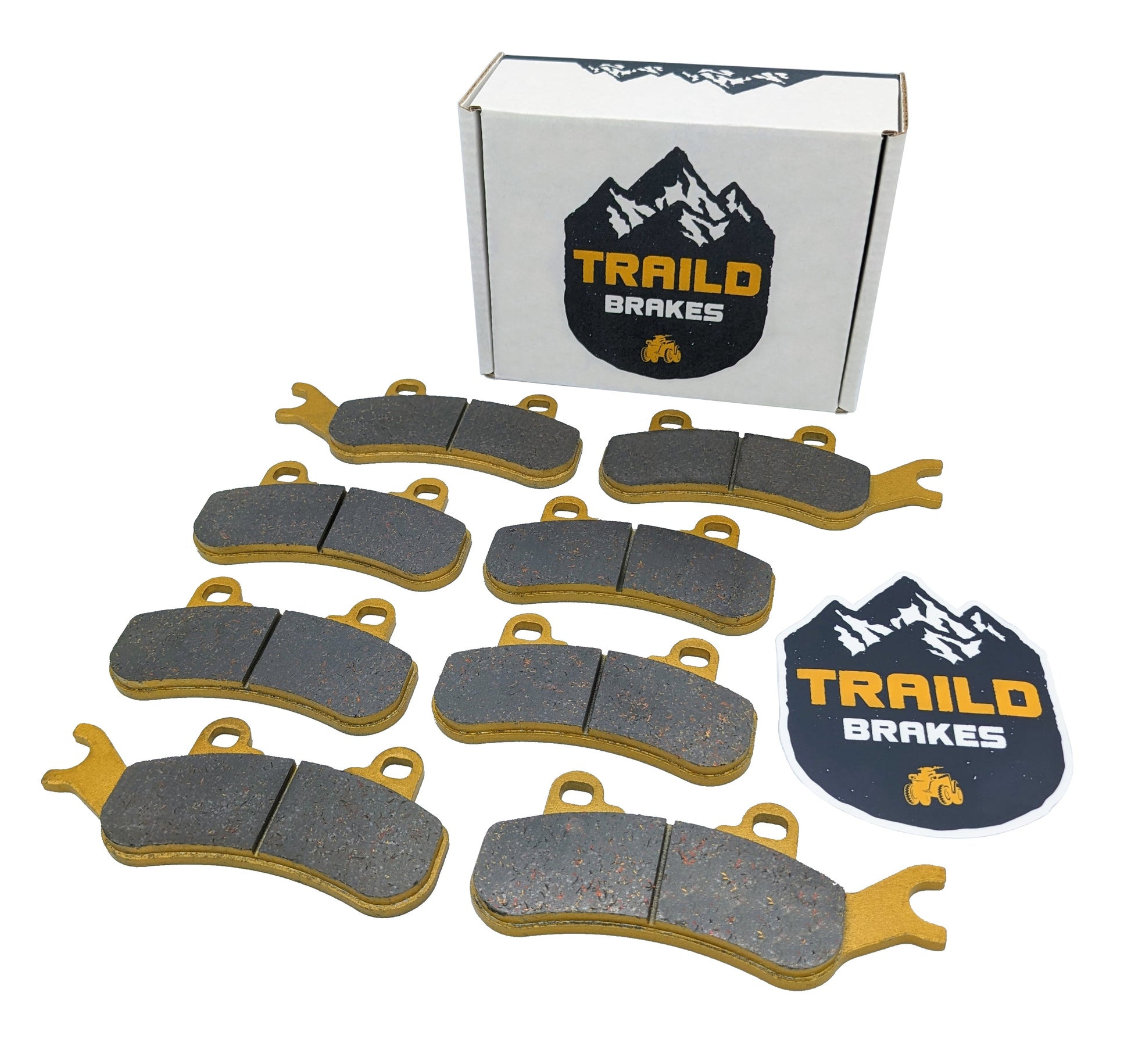 Traild Ceramic Brake Pad Set for Can-Am Maverick in Packaging