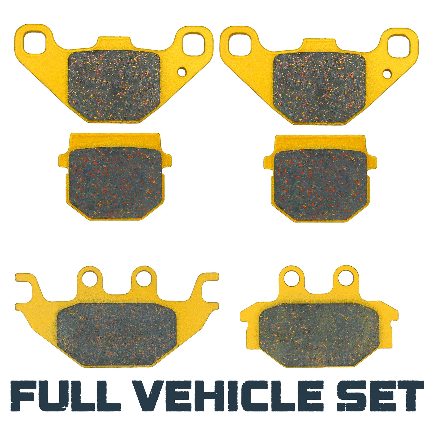 Traild Ceramic Brake Pad Set for CFMoto CForce 110 Full Vehicle Set