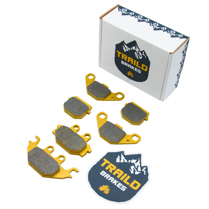 Traild Ceramic Brake Pad Set for CFMoto CForce 110 in Packaging