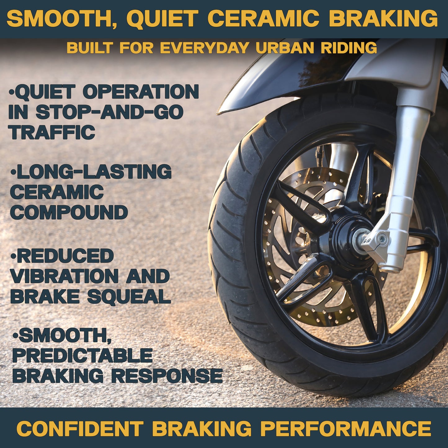 Traild Ceramic Brake Pad Benefits for Scooters