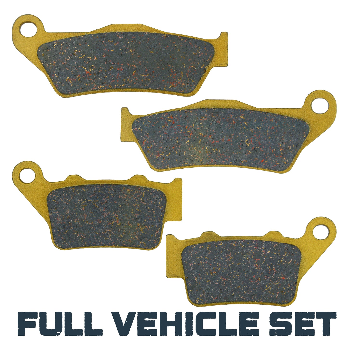 Traild Ceramic Brake Pad Set for Dirt Bike - Full Vehicle Set