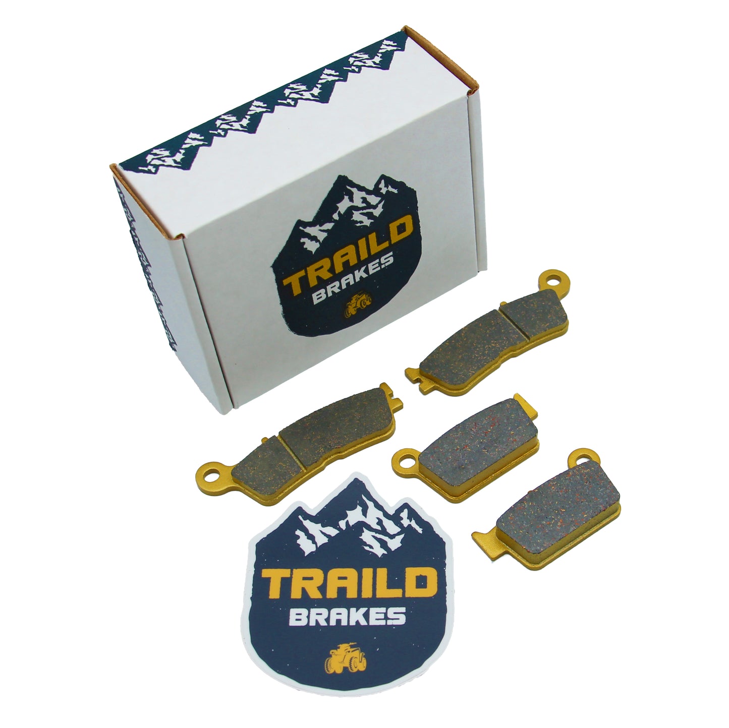 Yamaha WR250F/WR450F 2021-2025 Ceramic Brake Pad Set