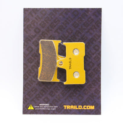 Traild FA344 ceramic brake pad in carded packaging