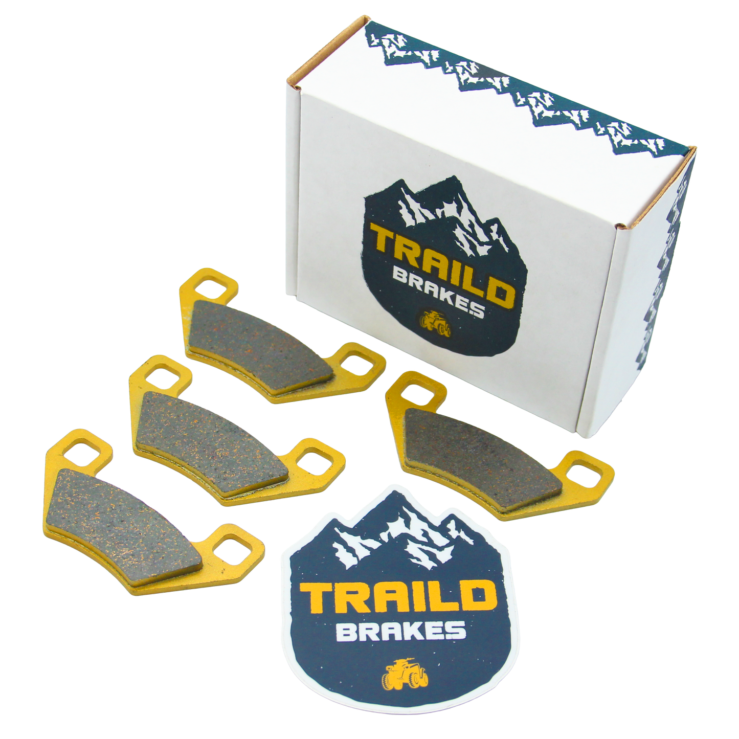 Traild FA395 Ceramic Brake Pad Axle Set in Packaging