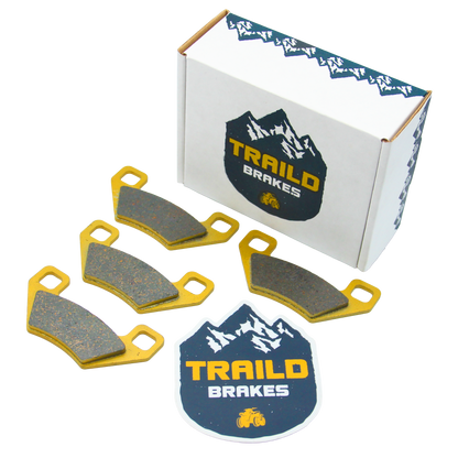 Traild FA395 Ceramic Brake Pad Axle Set in Packaging