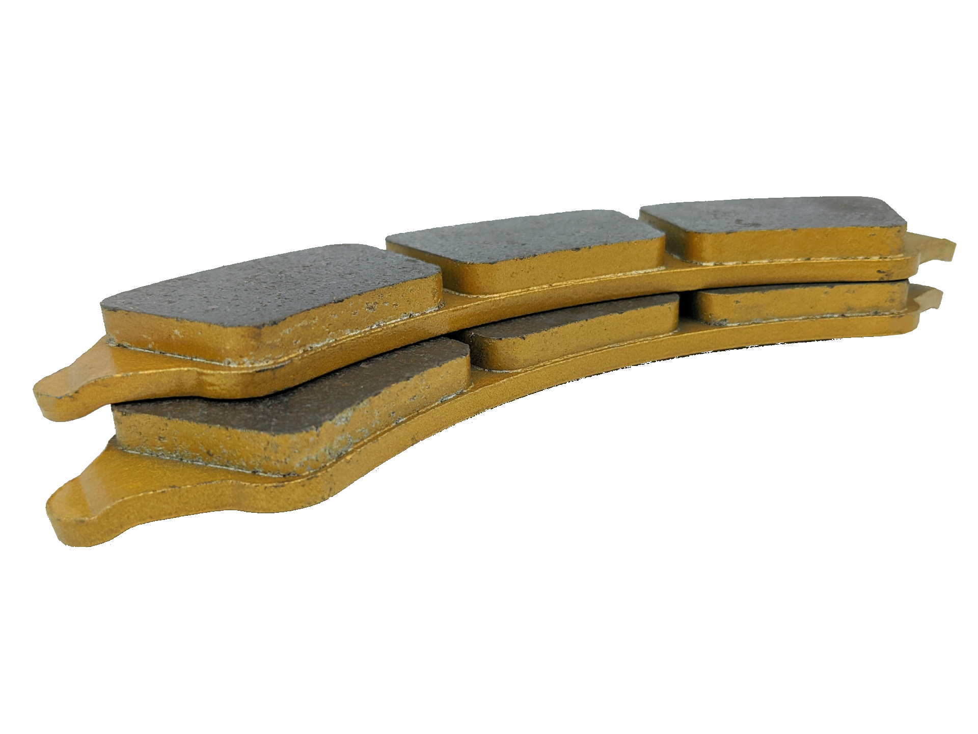 Traild FA728 Ceramic Brake Pads Stacked - Thickness View