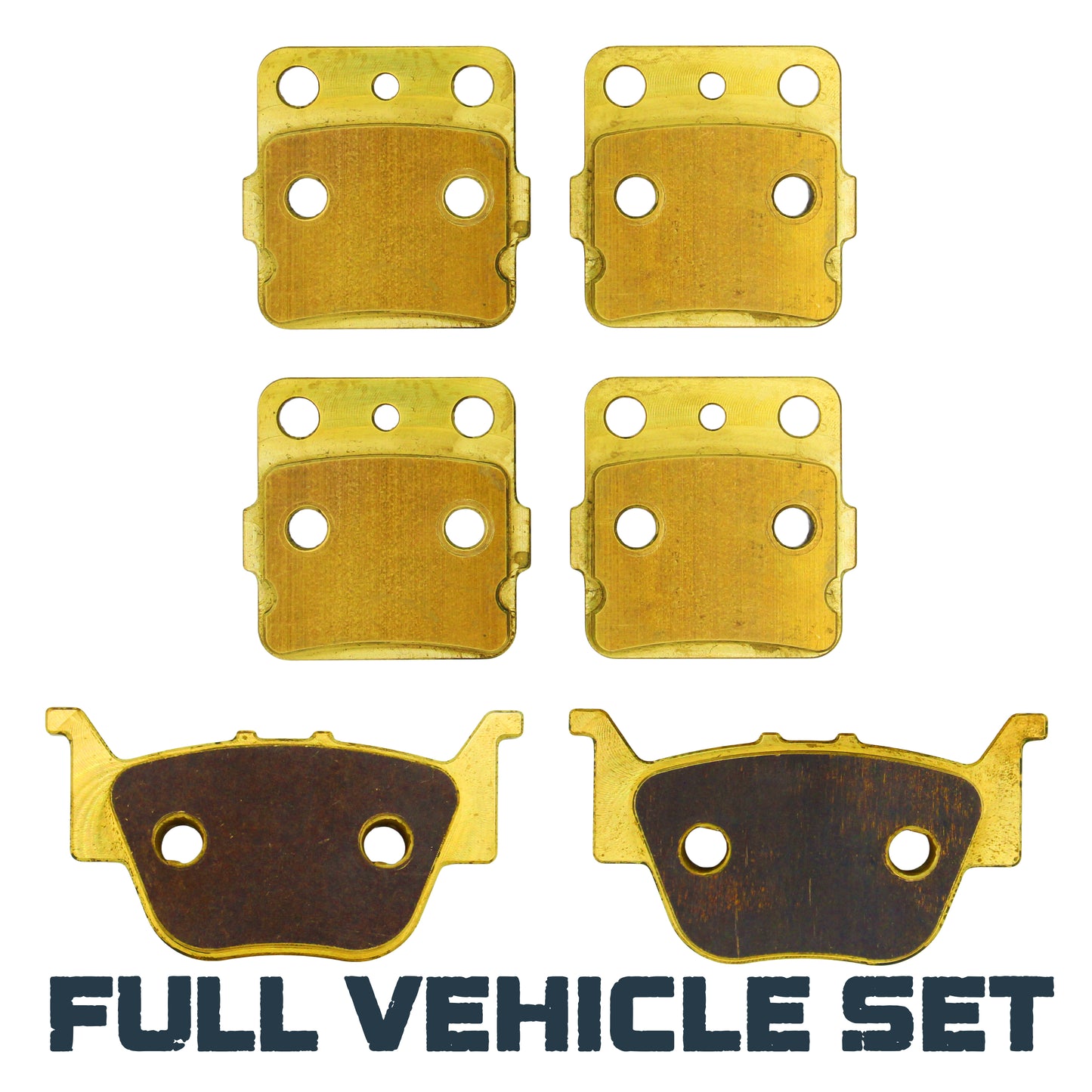 Honda Rancher/Foreman TRX420/TRX500/TRX520 2009-2025 Brass Brake Pad Set