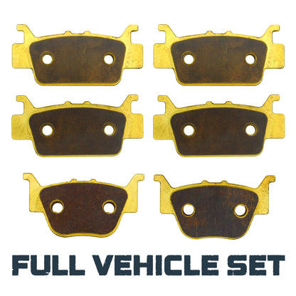Honda Rincon TRX680/Rubicon 700 2008-2025 Brass Brake Pad Set