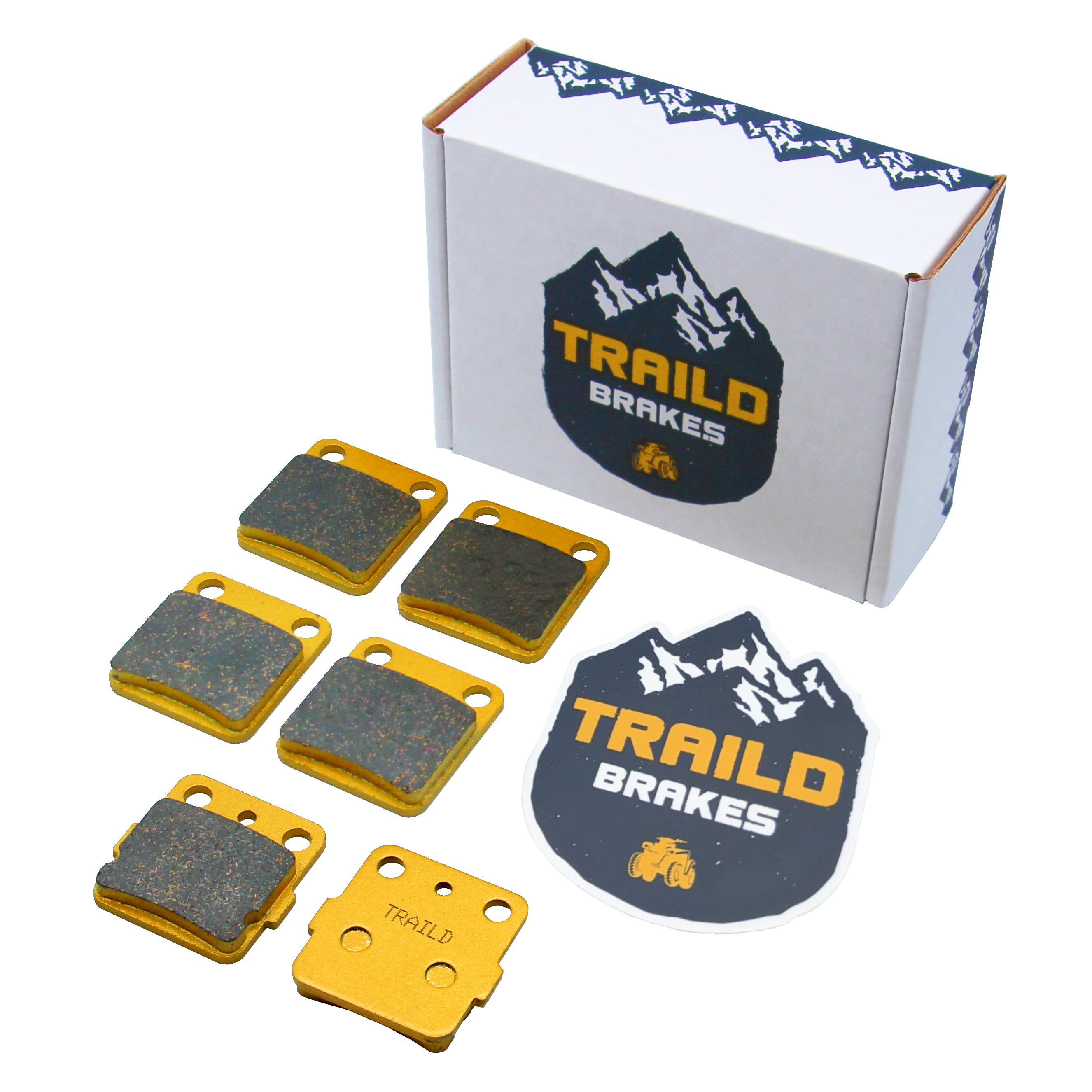 Brake Pads Raptor Yamaha Raptor 125 2011-2013 Ceramic Brake Pad Set – Traild